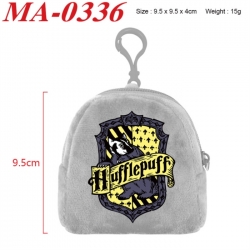 Harry Potter Anime cartoon plush coin purse 9.5X9.5X4cm