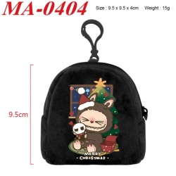 Labubu Anime cartoon plush coin purse 9.5X9.5X4cm