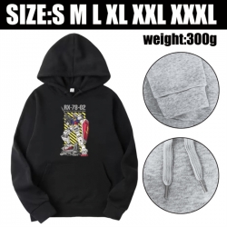 Gundam Anime printed hooded sweatshirt top from S to 3XL