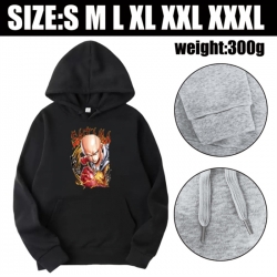 One Punch Man Anime printed hooded sweatshirt top from S to 3XL