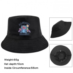 Lilo & Stitch Anime Printed Outdoor Fisherman's Hat Sunshade Hat 56cm