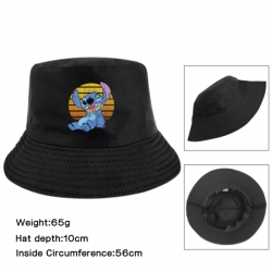 Lilo & Stitch Anime Printed Outdoor Fisherman's Hat Sunshade Hat 56cm