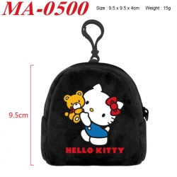 Sanrio Anime cartoon plush coin purse 9.5X9.5X4cm
