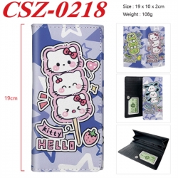 Sanrio Anime peripheral long three fold wallet 19x10x2cm
