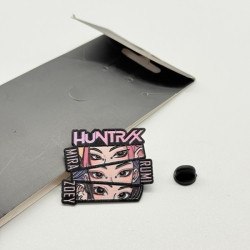 K-Pop Demon Hunters Anime cartoon metal brooch  price for 5 pcs 