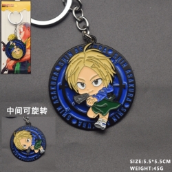 SAKAMOTO DAYS Anime peripheral rotatable keychain price for 5 pcs