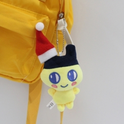 Electronic pets with Christmas hats Woolen material+PP cotton plush toy pendant 12x8x5cm  price for 5 pcs