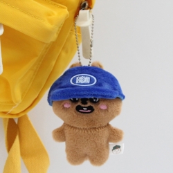 SKZOO Little rabbit fur+PP cotton plush toy pendant 12x7x4cm price for 5 pcs