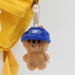 SKZOO Little rabbit fur+PP cotton plush toy pendant 12x7x4cm price for 5 pcs