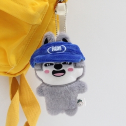 SKZOO Little rabbit fur+PP cotton plush toy pendant 12x7x4cm price for 5 pcs