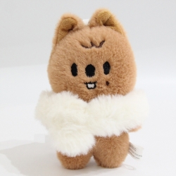 SKZOO Little rabbit fur+PP cotton plush toy pendant 12x8x5cm price for 5 pcs