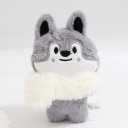 SKZOO Little rabbit fur+PP cotton plush toy pendant 12x8x5cm price for 5 pcs