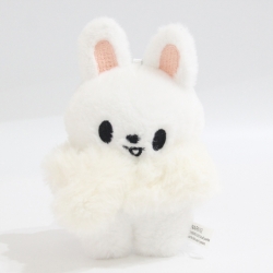 SKZOO Little rabbit fur+PP cotton plush toy pendant 12x8x5cm price for 5 pcs