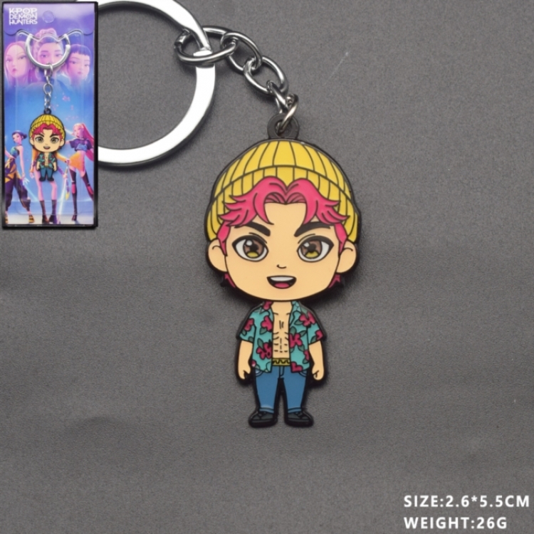 K-Pop Demon Hunters Anime and cartoon keychain accessories