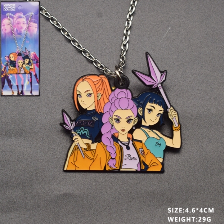 K-Pop Demon Hunters Anime cartoon necklace pendant