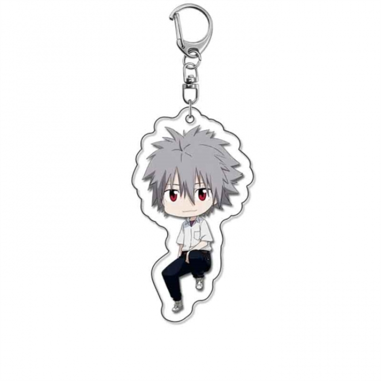 EVA Anime Acrylic Keychain Charm price for 5 pcs