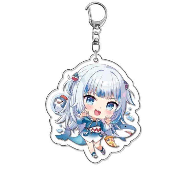Virtual anchor Anime Acrylic Keychain Charm price for 5 pcs
