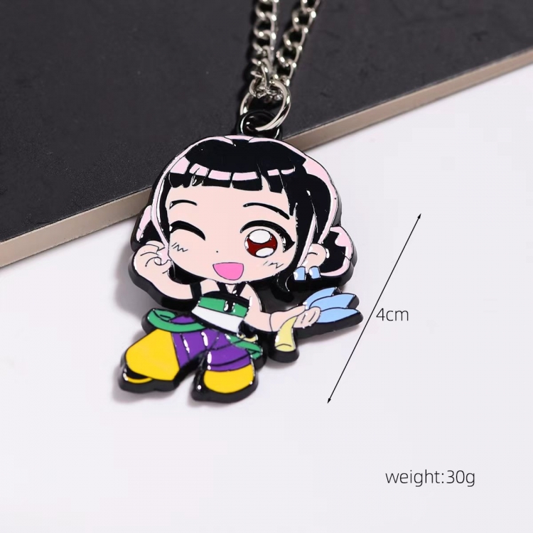 K-Pop Demon Hunters Anime cartoon metal necklace pendant price for 5 pcs