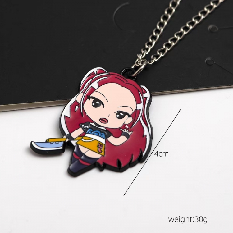 K-Pop Demon Hunters Anime cartoon metal necklace pendant price for 5 pcs