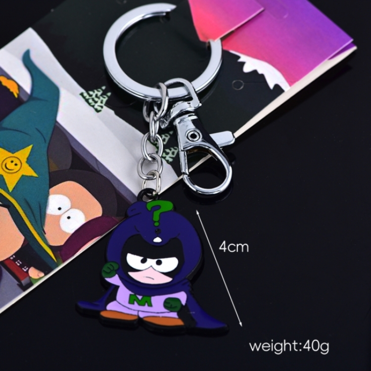 South Park Animation peripheral metal keychain pendant price for 5 pcs 