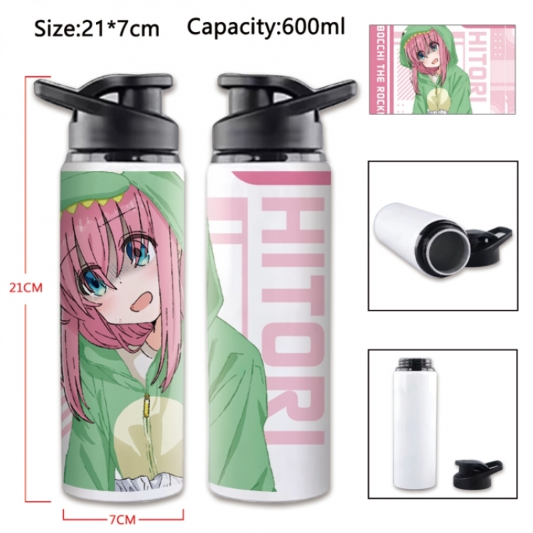 BOCCHI THE ROCK! Anime PU leather full color buckle two fold wallet 12X10X2CM