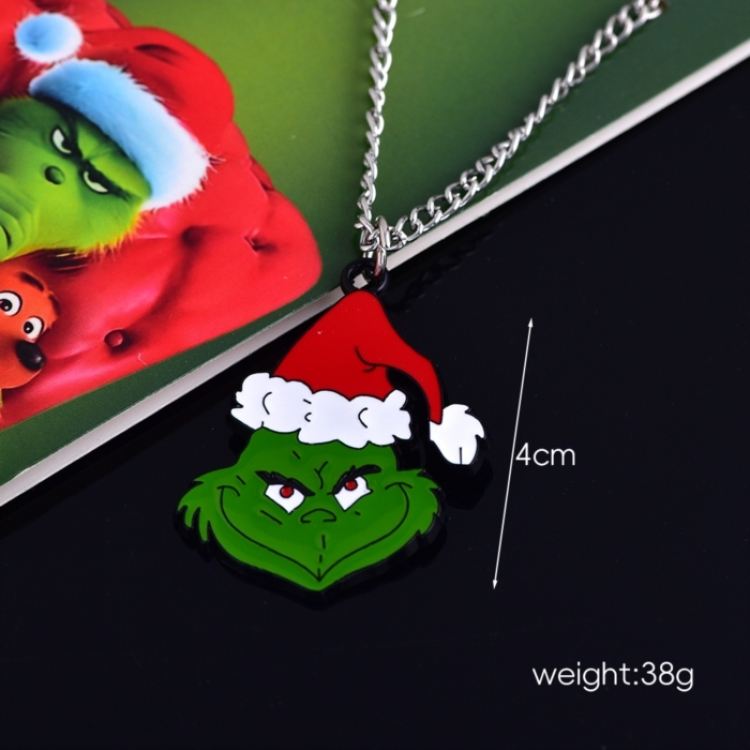Christmas Monster Anime cartoon metal necklace pendant price for 5 pcs 