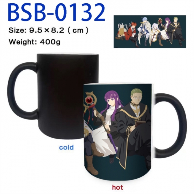 Frieren: Beyond Journey's Anime peripherals color changing ceramic cup tea cup mug 9.5X8.2cm