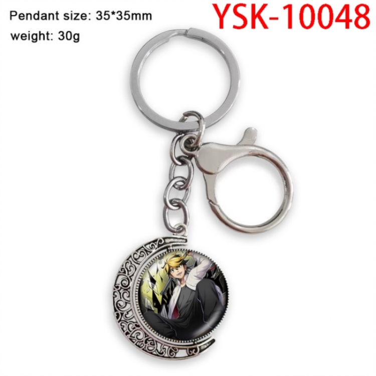 Tokyo Revengers Anime double-sided crystal rotating gemstone keychain pendant price for 5 pcs