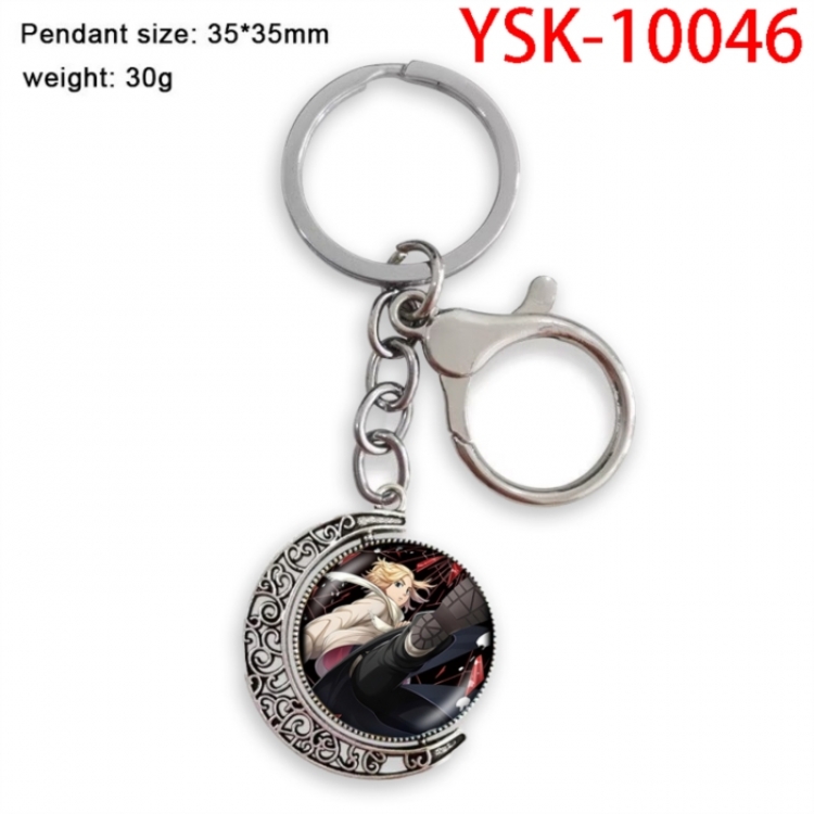 Tokyo Revengers Anime double-sided crystal rotating gemstone keychain pendant price for 5 pcs