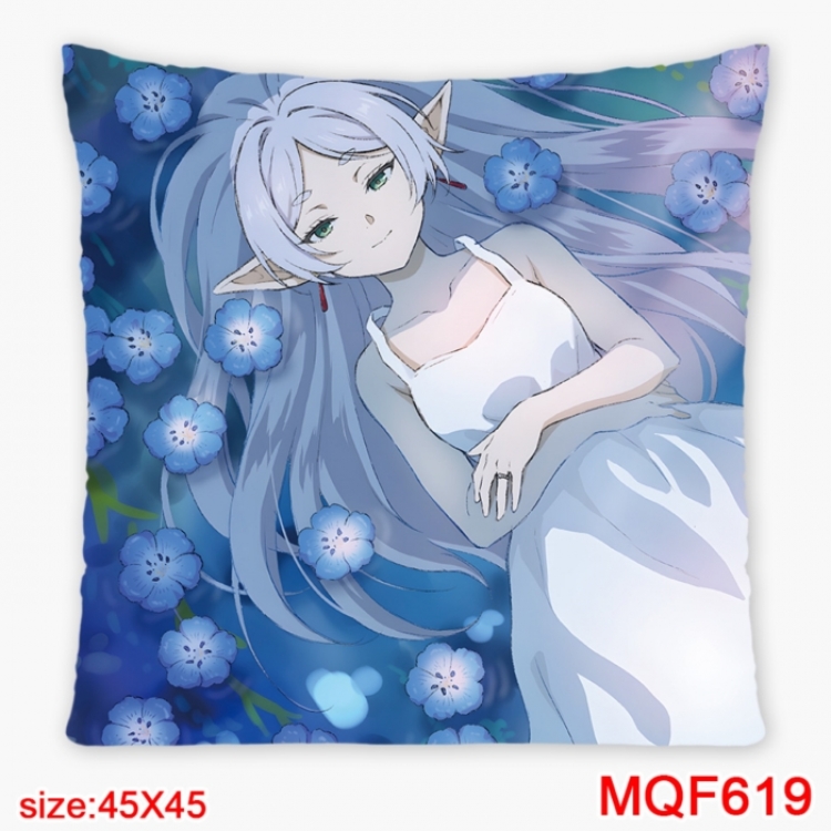 Frieren: Beyond Journey's Anime square full-color pillow cushion 45X45CM NO FILLING 
