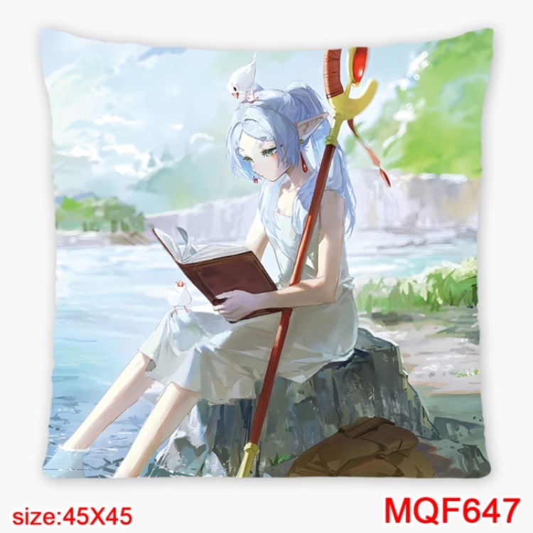 Frieren: Beyond Journey's Anime square full-color pillow cushion 45X45CM NO FILLING 