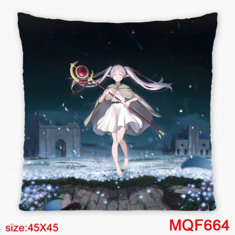 Frieren: Beyond Journey's Anime square full-color pillow cushion 45X45CM NO FILLING 