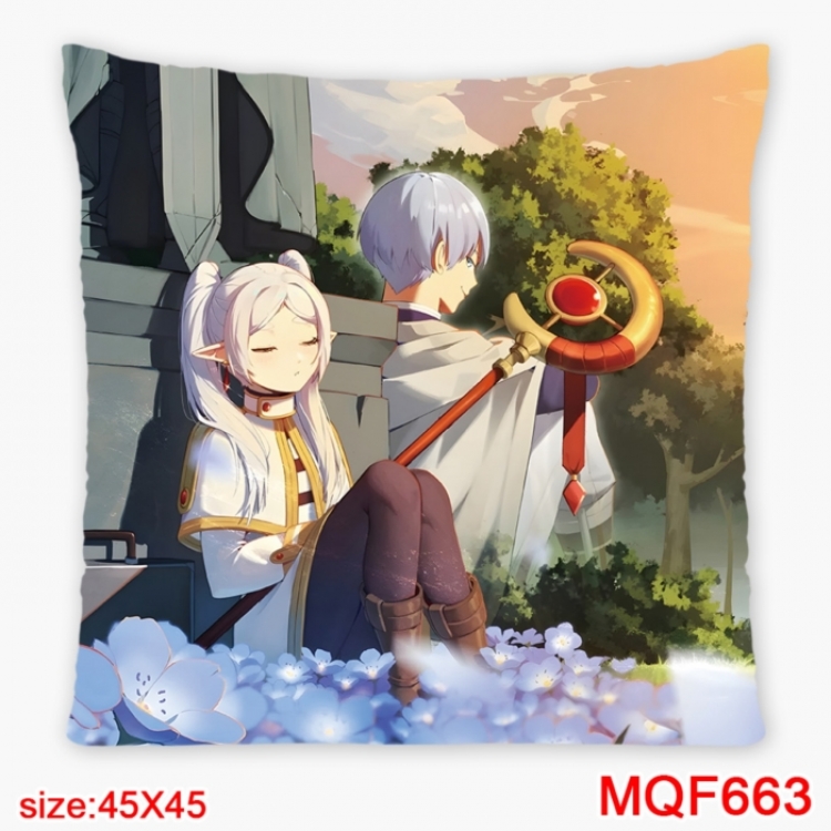 Frieren: Beyond Journey's Anime square full-color pillow cushion 45X45CM NO FILLING 
