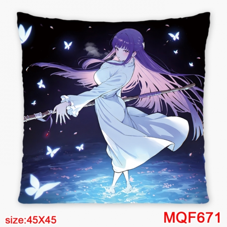 Frieren: Beyond Journey's Anime square full-color pillow cushion 45X45CM NO FILLING 