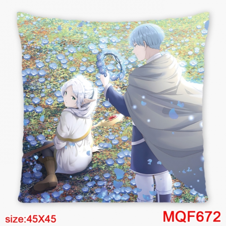 Frieren: Beyond Journey's Anime square full-color pillow cushion 45X45CM NO FILLING 