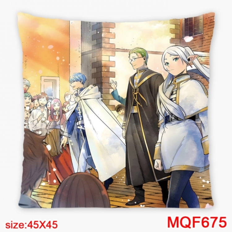Frieren: Beyond Journey's Anime square full-color pillow cushion 45X45CM NO FILLING 