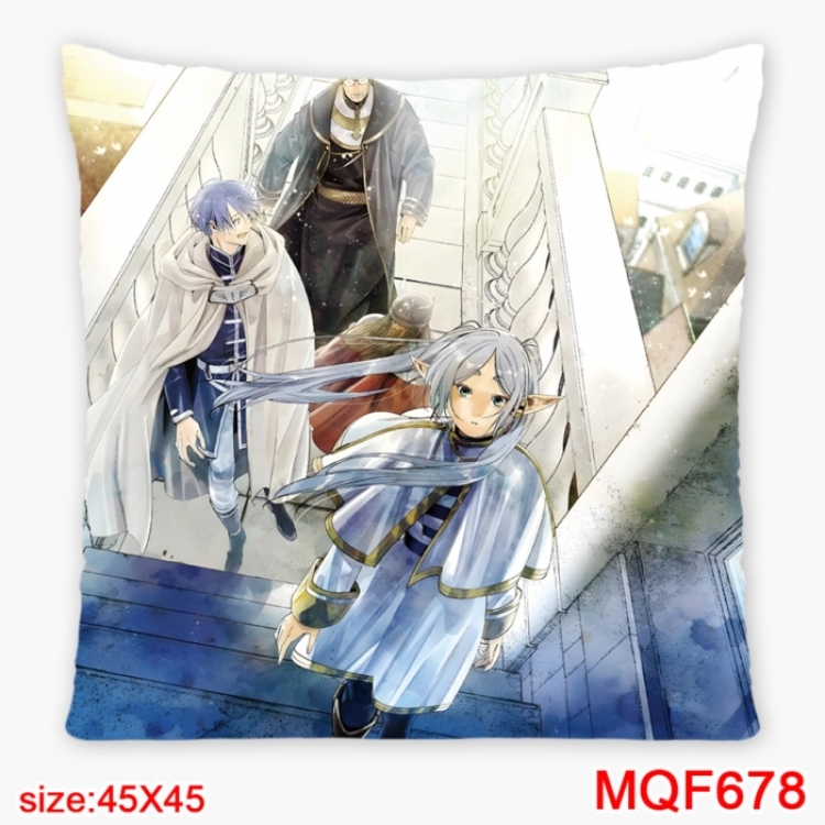 Frieren: Beyond Journey's Anime square full-color pillow cushion 45X45CM NO FILLING 