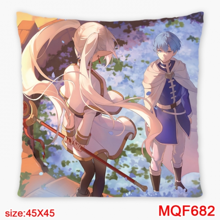 Frieren: Beyond Journey's Anime square full-color pillow cushion 45X45CM NO FILLING