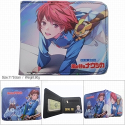 Nausica&auml; of the Valley of the Wind&zwnj; 3D concave convex two fold short card wallet wallet wallet 11X9.5X2cm 65G