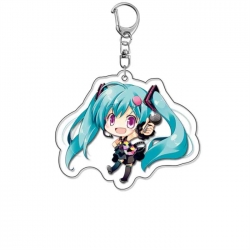 Hatsune Miku Anime Acrylic Keychain Charm price for 5 pcs