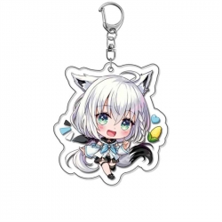 Virtual anchor Anime Acrylic Keychain Charm price for 5 pcs