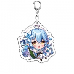 Virtual anchor Anime Acrylic Keychain Charm price for 5 pcs