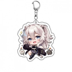 Virtual anchor Anime Acrylic Keychain Charm price for 5 pcs