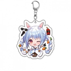 Virtual anchor Anime Acrylic Keychain Charm price for 5 pcs
