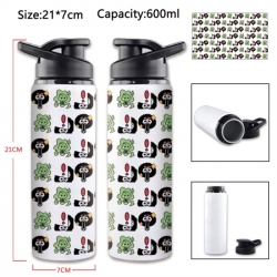 One Piece Anime PU leather full color buckle two fold wallet 12X10X2CM