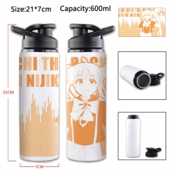 BOCCHI THE ROCK! Anime PU leather full color buckle two fold wallet 12X10X2CM