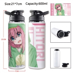 BOCCHI THE ROCK! Anime PU leather full color buckle two fold wallet 12X10X2CM