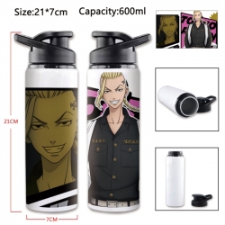 Tokyo Revengers Anime Printed Outdoor Sports Water Bottle 600ml 21x7cm