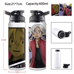 Tokyo Revengers Anime Printed Outdoor Sports Water Bottle 600ml 21x7cm