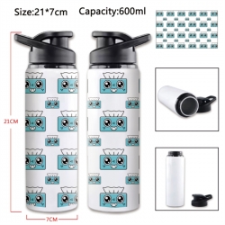 Dandy's World Anime Printed Outdoor Sports Water Bottle 600ml 21x7cm